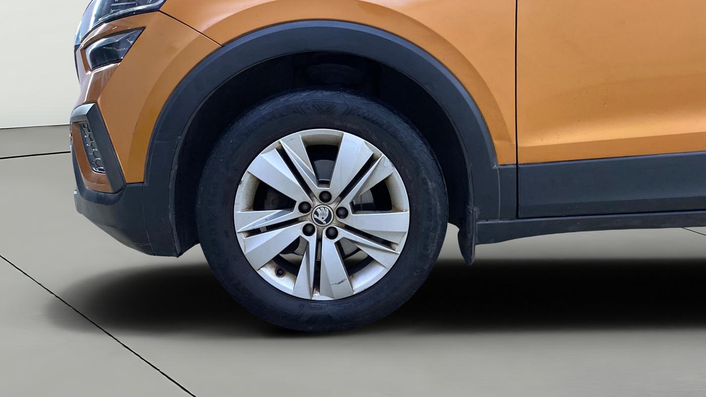 2021 Skoda KUSHAQ AMBITION 1.0L TSI AT, Petrol, Automatic, 45,058 km, Left Front Wheel