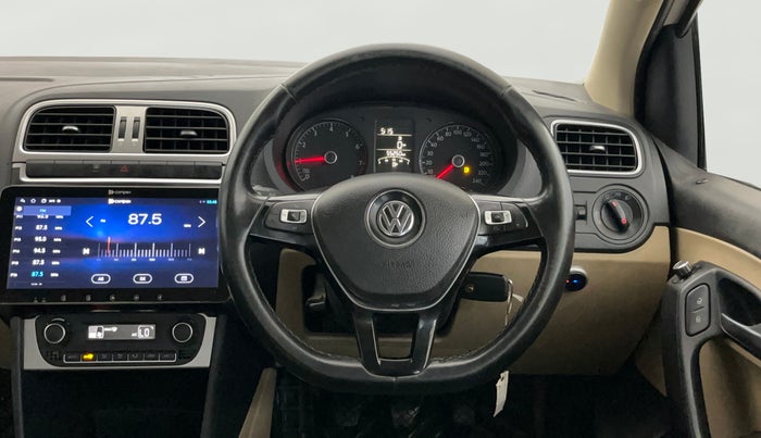 2018 Volkswagen Ameo HIGHLINE PLUS 1.0L 16 ALLOY, CNG, Manual, 55,248 km, Steering Wheel Close Up
