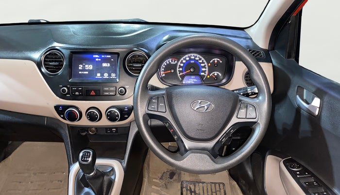 2018 Hyundai Grand i10 SPORTZ 1.2 KAPPA VTVT, Petrol, Manual, 23,843 km, Steering Wheel Close Up