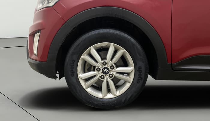 2015 Hyundai Creta SX PLUS 1.6 PETROL, Petrol, Manual, 1,05,261 km, Left Front Wheel