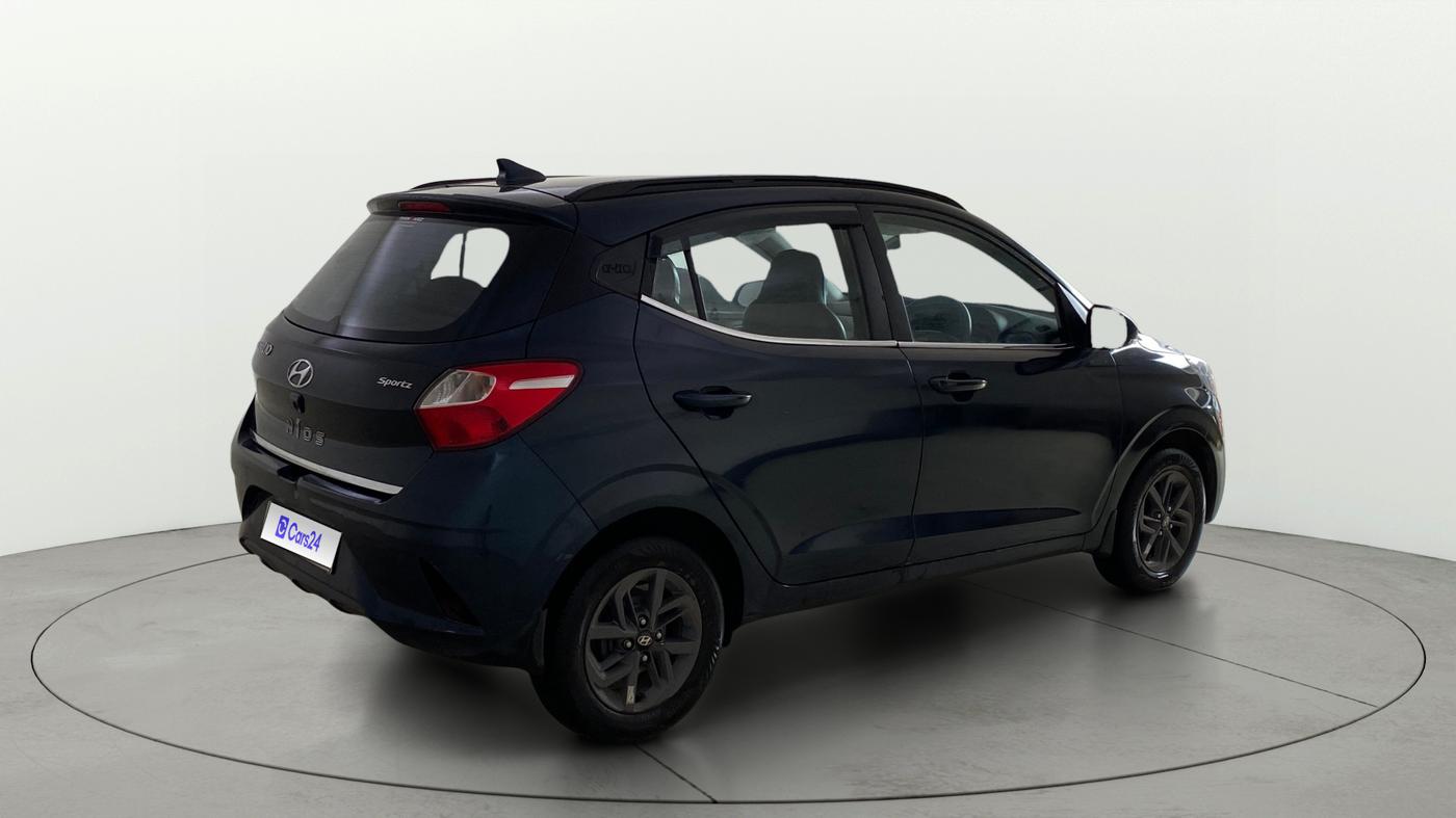 2022 Hyundai GRAND I10 NIOS SPORTZ 1.2 KAPPA VTVT CNG, CNG, Manual, 47,740 km, Right Back Diagonal