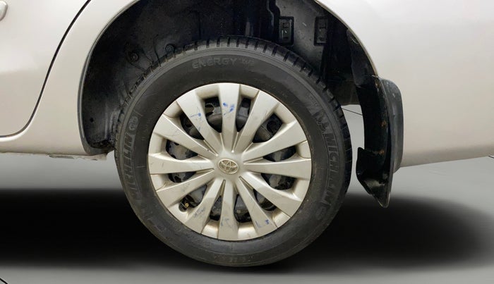 2012 Toyota Etios G, Petrol, Manual, 91,979 km, Left Rear Wheel