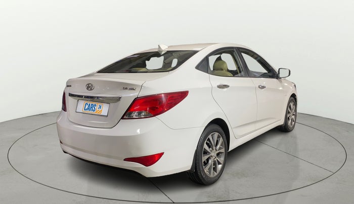 2017 Hyundai Verna 1.6 VTVT SX (O) AT, Petrol, Automatic, 25,039 km, Right Back Diagonal