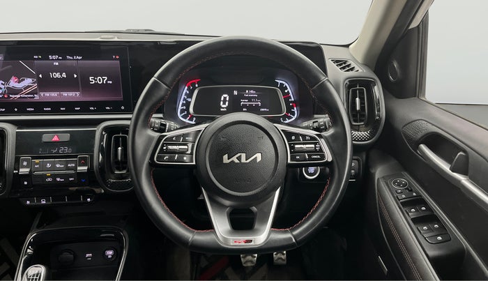 2022 KIA SONET GTX PLUS 1.0 IMT, Petrol, Manual, 23,928 km, Steering Wheel Close Up