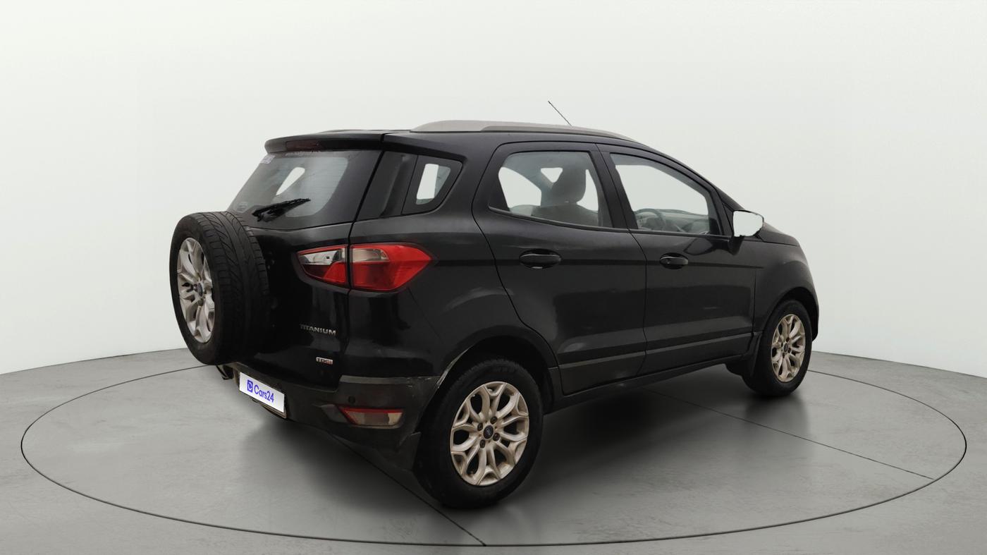 2013 Ford Ecosport TITANIUM 1.5L DIESEL, Diesel, Manual, 1,37,785 km, Right Back Diagonal