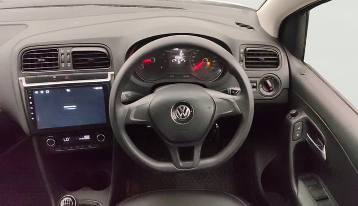 2021 Volkswagen Polo COMFORTLINE 1.0L TSI, Petrol, Manual, 1,09,376 km, Steering Wheel Close Up