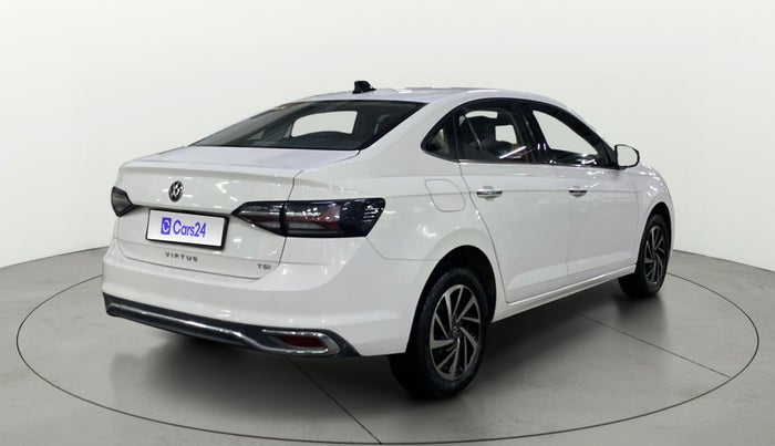 2023 Volkswagen VIRTUS TOPLINE TSI 1.0 AT, Petrol, Automatic, 74,418 km, Right Back Diagonal