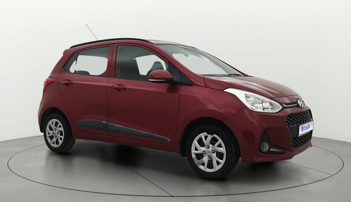 2017 Hyundai Grand i10 SPORTZ (O) 1.2 KAPPA VTVT, Petrol, Manual, 38,539 km, Right Front Diagonal