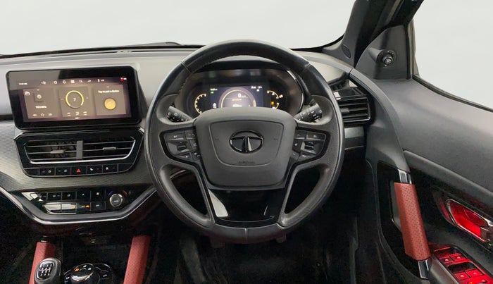 2023 Tata Safari XZ PLUS 2.0L RED DARK EDITION 6 STR MT, Diesel, Manual, 53,078 km, Steering Wheel Close Up
