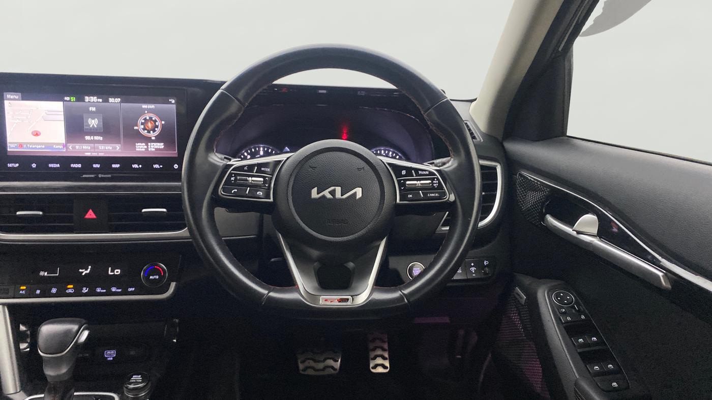 2023 KIA SELTOS GTX PLUS 1.5 DIESEL AT, Diesel, Automatic, 66,293 km, Steering Wheel Close Up