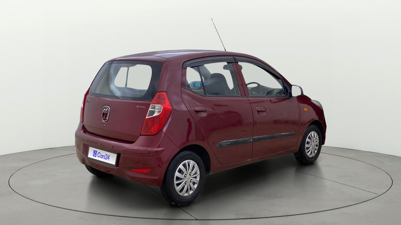 2014 Hyundai i10 SPORTZ 1.1, Petrol, Manual, 38,443 km, Right Back Diagonal