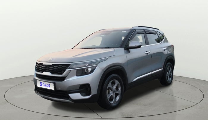 2019 KIA SELTOS HTK PLUS 1.5, Petrol, Manual, 1,48,858 km, Left Front Diagonal