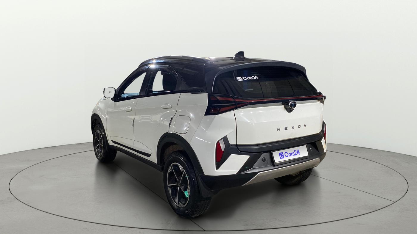 2024 Tata NEXON FEARLESS + S P MT, Petrol, Manual, 8,307 km, Left Back Diagonal