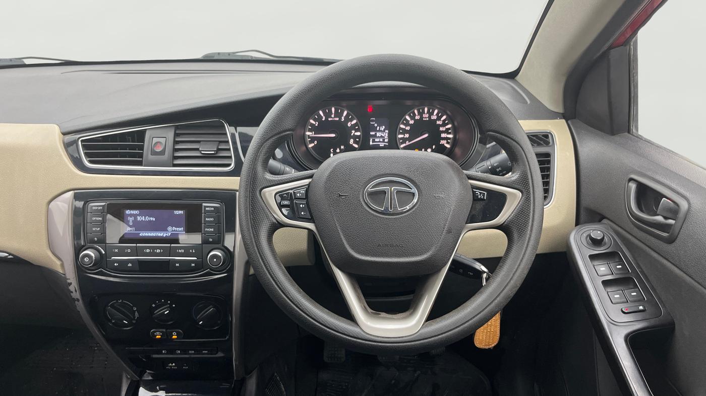 2015 Tata Zest XMS PETROL, Petrol, Manual, 90,426 km, Steering Wheel Close Up