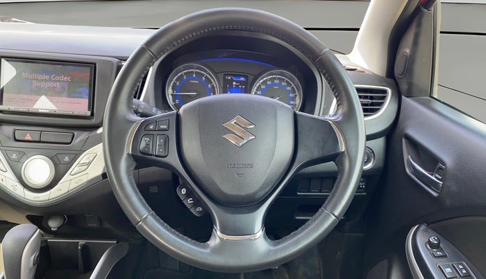 2018 Maruti Baleno ZETA CVT PETROL 1.2, Petrol, Automatic, 46,933 km, Steering Wheel Close Up