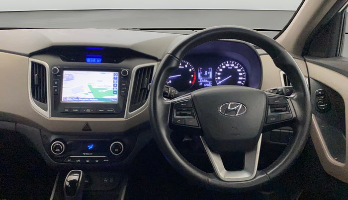 2017 Hyundai Creta SX PLUS AT 1.6 PETROL, Petrol, Automatic, 62,301 km, Steering Wheel Close Up