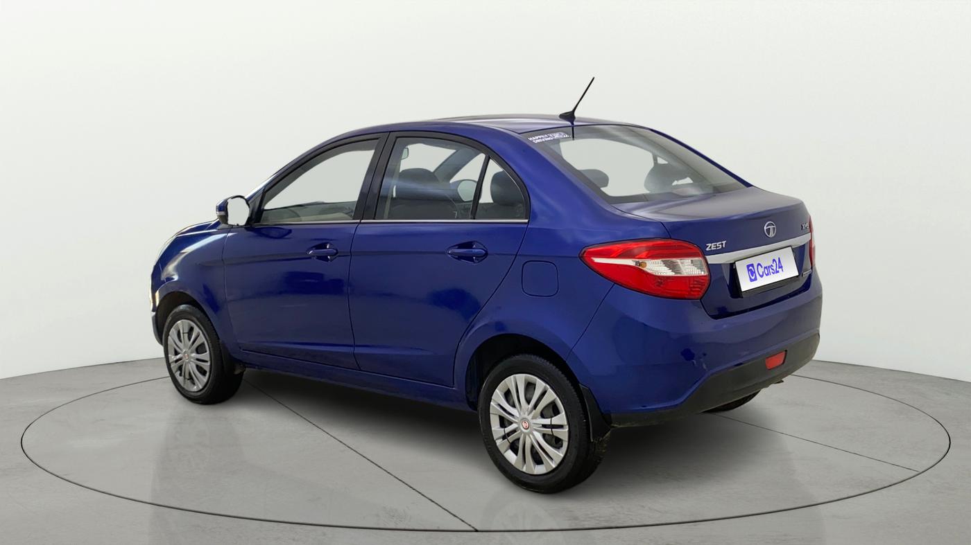 2015 Tata Zest XMS PETROL, Petrol, Manual, 75,968 km, Left Back Diagonal