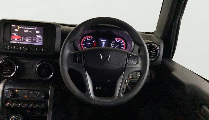 2023 Mahindra Thar LX HT PETROL 4WD MT, Petrol, Manual, 64,139 km, Steering Wheel Close Up