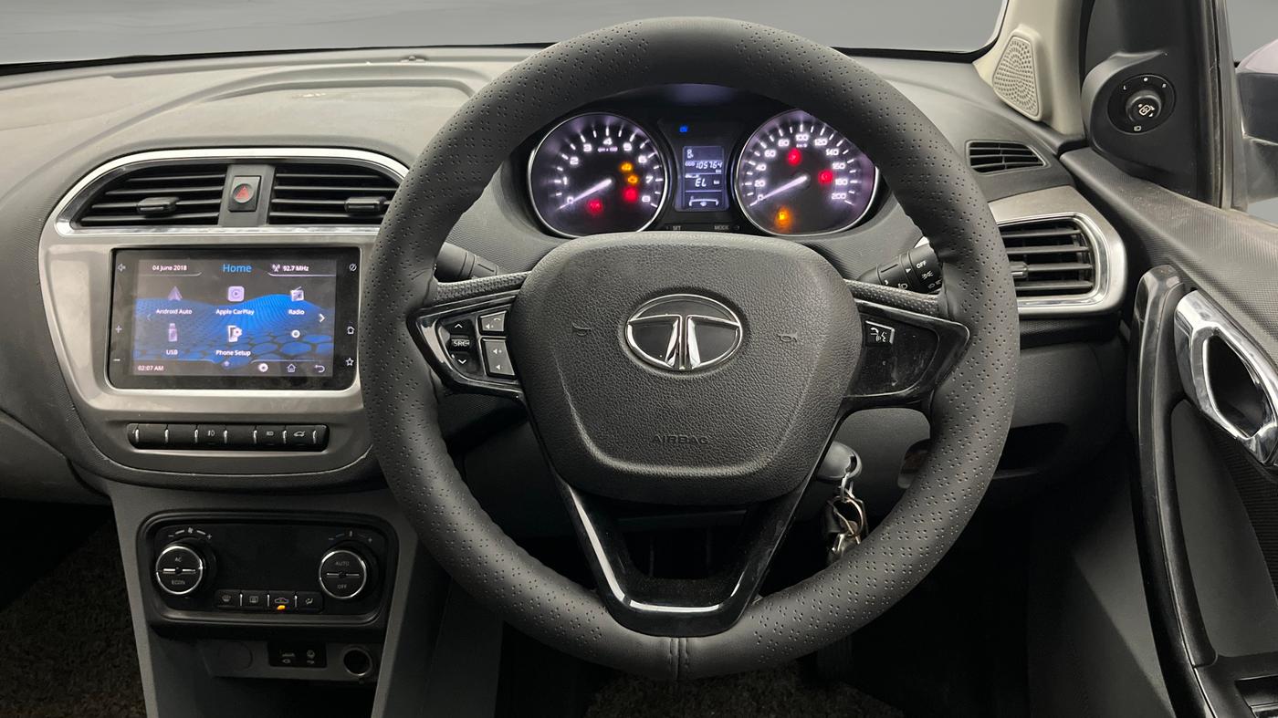 2019 Tata TIGOR XZ PLUS PETROL, Petrol, Manual, 1,05,743 km, Steering Wheel Close Up