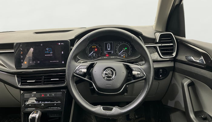 2021 Skoda KUSHAQ STYLE 1.0L TSI AT, Petrol, Automatic, 24,676 km, Steering Wheel Close Up