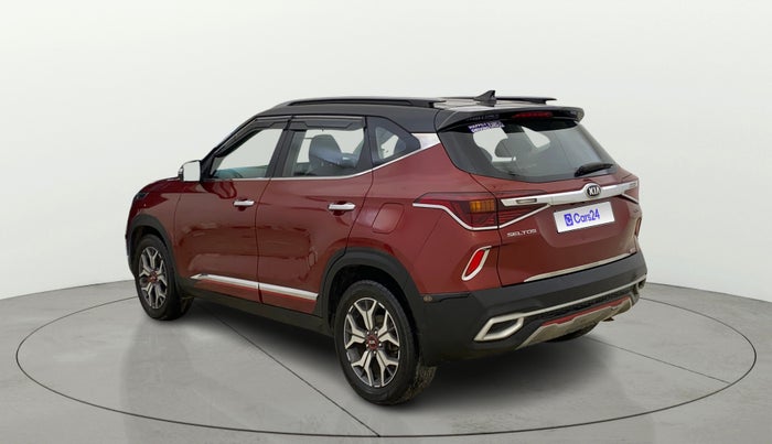 2020 KIA SELTOS GTX PLUS 1.4 PETROL DCT DUAL TONE, Petrol, Automatic, 1,25,137 km, Left Back Diagonal