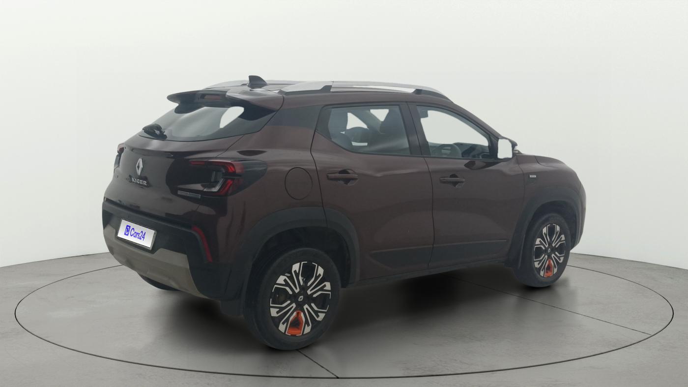 2021 Renault Kiger RXZ TURBO CVT, Petrol, Automatic, 54,310 km, Right Back Diagonal