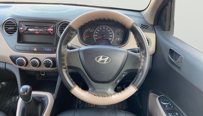 2016 Hyundai Grand i10 MAGNA 1.2 KAPPA VTVT, Petrol, Manual, 46,041 km, Steering Wheel Close Up