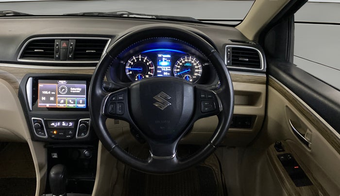 2020 Maruti Ciaz ALPHA  AT 1.5 SHVS PETROL, Petrol, Automatic, 39,077 km, Steering Wheel Close Up