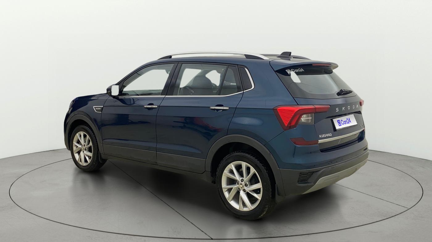 2025 Skoda KUSHAQ Prestige 1.5L TSI AT, Petrol, Automatic, 3,786 km, Left Back Diagonal