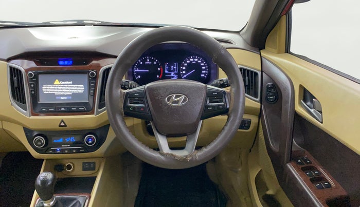 2015 Hyundai Creta SX PLUS 1.6 DIESEL, Diesel, Manual, 74,809 km, Steering Wheel Close Up