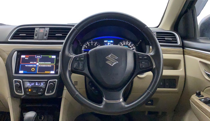 2019 Maruti Ciaz ALPHA  AT 1.5 SHVS PETROL, Petrol, Automatic, 35,780 km, Steering Wheel Close Up
