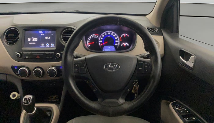 2019 Hyundai Grand i10 SPORTZ 1.2 KAPPA VTVT, Petrol, Manual, 65,628 km, Steering Wheel Close Up