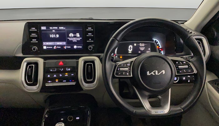 2024 KIA SONET HTX 1.0 TURBO PETROL IMT, Petrol, Manual, 33,874 km, Steering Wheel Close Up