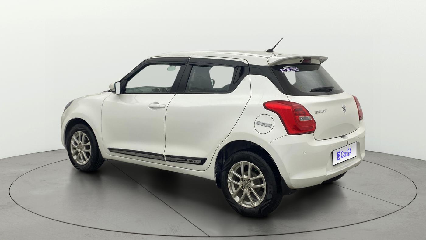 2018 Maruti Swift ZDI AMT, Diesel, Automatic, 1,29,619 km, Left Back Diagonal