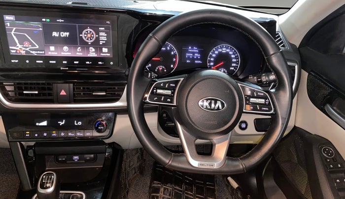 2020 KIA SELTOS HTX 1.5 PETROL, Petrol, Manual, 32,218 km, Steering Wheel Close Up