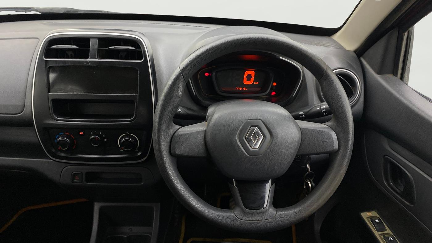 2016 Renault Kwid RXL, Petrol, Manual, 77,315 km, Steering Wheel Close Up