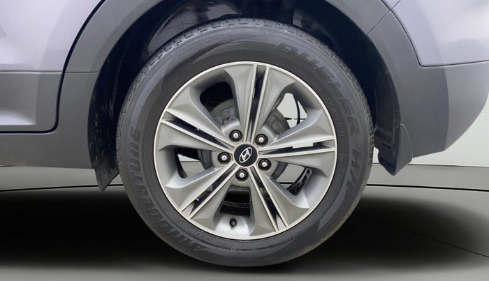 2017 Hyundai Creta SX PLUS AT 1.6 PETROL, Petrol, Automatic, 1,13,645 km, Left Rear Wheel