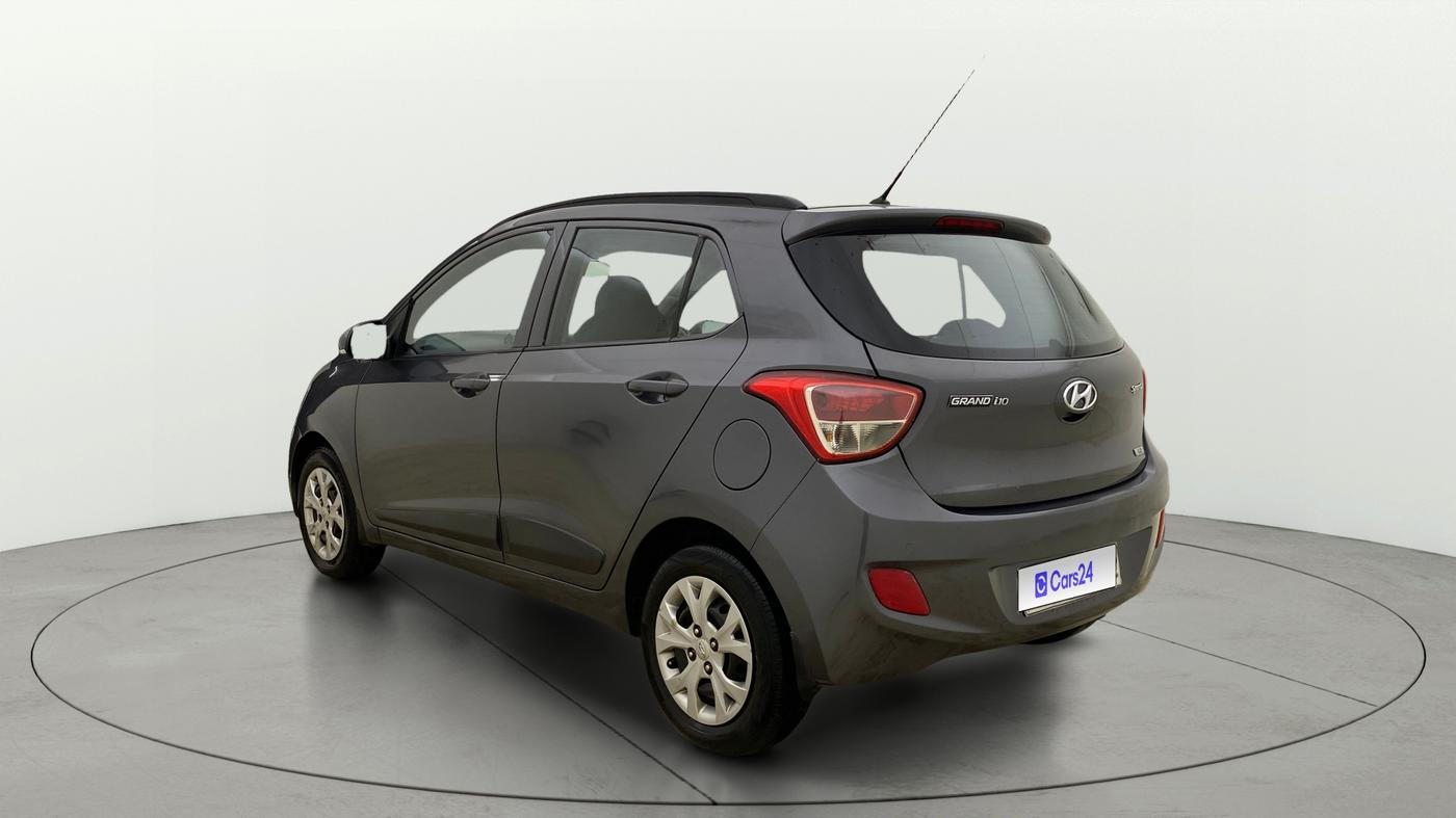 2015 Hyundai Grand i10 SPORTZ 1.2 KAPPA VTVT, Petrol, Manual, 98,620 km, Left Back Diagonal