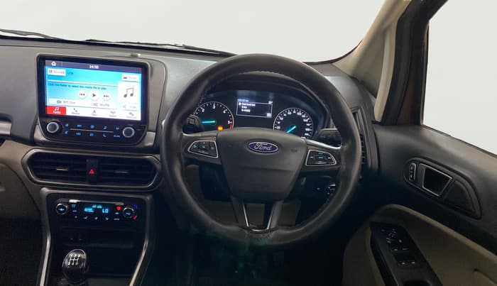2019 Ford Ecosport TITANIUM 1.5L DIESEL, Diesel, Manual, 1,09,189 km, Steering Wheel Close Up