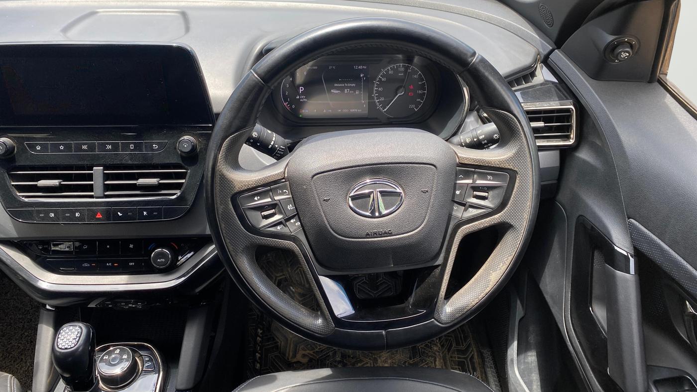 2022 Tata Safari XZA PLUS, Diesel, Automatic, 93,967 km, Steering Wheel Close Up
