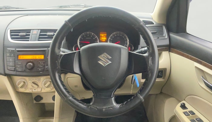 2014 Maruti Swift Dzire VXI, Petrol, Manual, 72,438 km, Steering Wheel Close Up