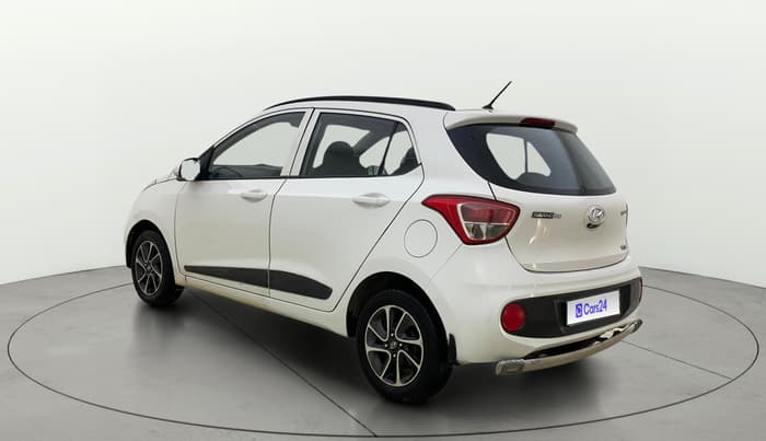 2017 Hyundai Grand i10 SPORTZ (O) AT 1.2 KAPPA VTVT, Petrol, Automatic, 45,708 km, Left Back Diagonal