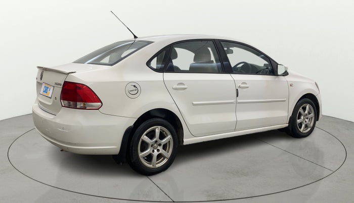 2012 Volkswagen Vento HIGHLINE PETROL AT, Petrol, Automatic, 1,12,420 km, Right Back Diagonal