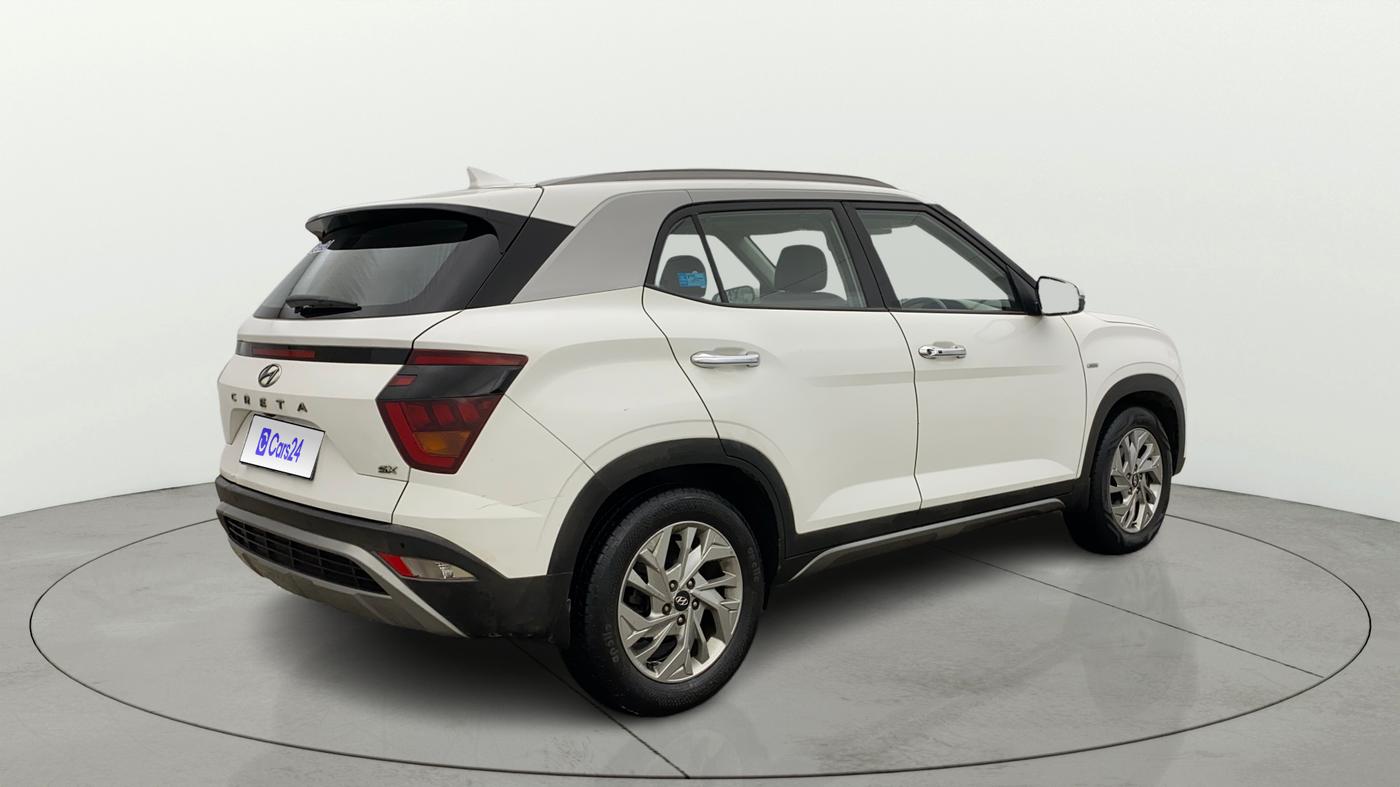 2022 Hyundai Creta SX IVT 1.5 PETROL, Petrol, Automatic, 63,908 km, Right Back Diagonal