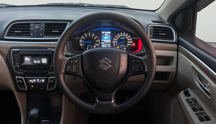 2018 Maruti Ciaz ZETA AT 1.5  SHVS PETROL, Petrol, Automatic, 93,414 km, Steering Wheel Close Up
