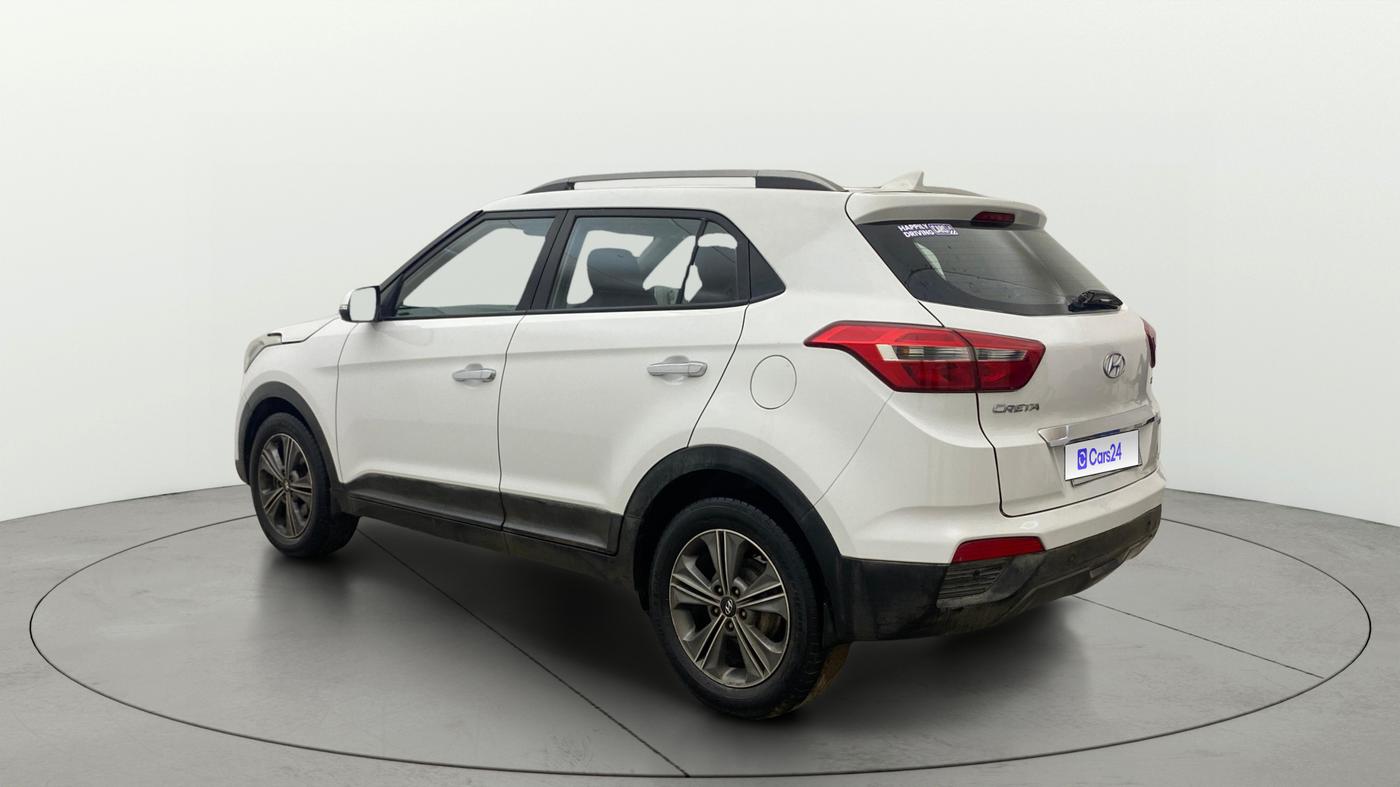 2018 Hyundai Creta SX PLUS AT 1.6 PETROL, Petrol, Automatic, 1,25,088 km, Left Back Diagonal