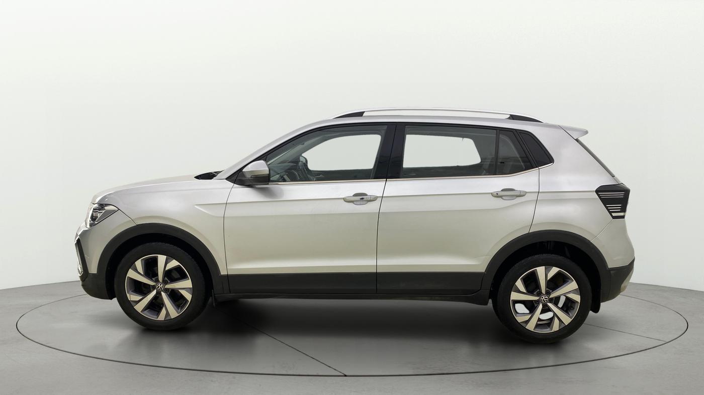 2022 Volkswagen TAIGUN TOPLINE 1.0 TSI AT, Petrol, Automatic, 43,324 km, Left Side