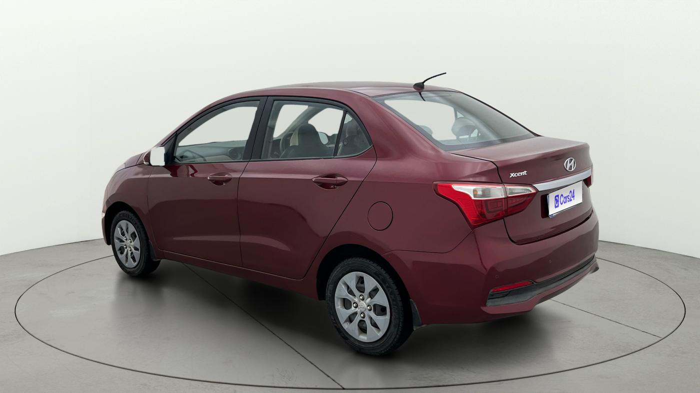 2017 Hyundai Xcent S 1.2, Petrol, Manual, 1,01,554 km, Left Back Diagonal