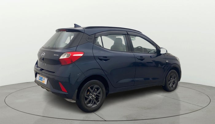 2022 Hyundai GRAND I10 NIOS SPORTZ AMT 1.2 KAPPA VTVT, Petrol, Automatic, 24,573 km, Right Back Diagonal