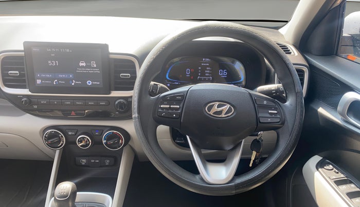 2022 Hyundai VENUE S(O) 1.2, Petrol, Manual, 3,759 km, Steering Wheel Close Up